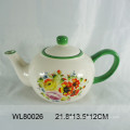 Handpainting apple design ceramic teapots